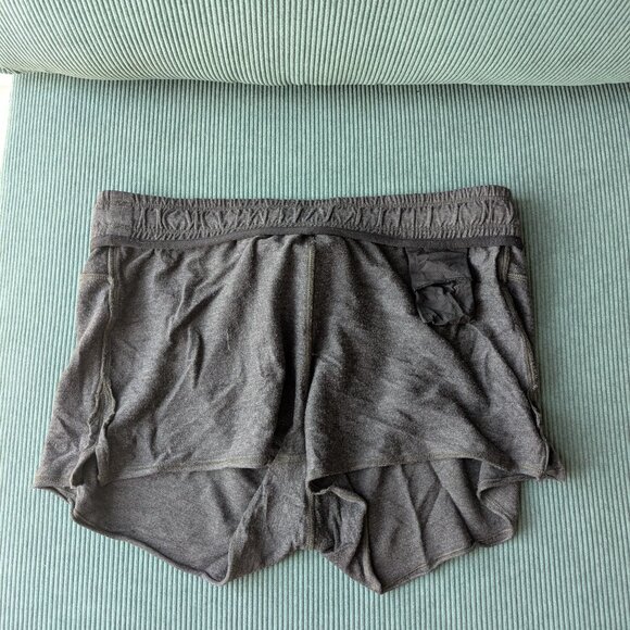 Dark Grey Lululemon Shorts (Size 4) - Picture 5 of 5